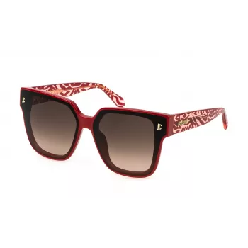 JUST CAVALLI Moteriški akiniai nuo saulės SJC089V6502GH Havana Acetate Pilkas Gradientas 65/13/140 mm