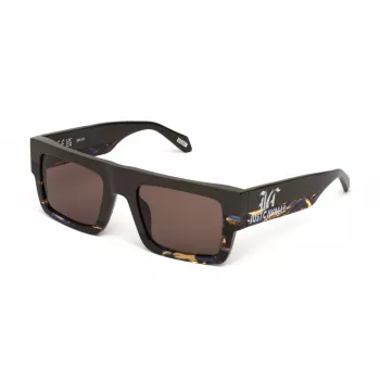 JUST CAVALLI Moteriški akiniai nuo saulės SJC103V530J91 Drugelis Acetatas Havana Ruda Gradientas 53mm