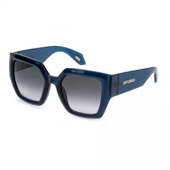 Just Cavalli moteriški akiniai nuo saulės SJC148-5207FK rudos Havana spalvos gradientiniai 52mm