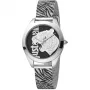 JUST CAVALLI Moteriškas Laikrodis JC1L210M0045 32mm Sidabrinis Nerūdijančio Plieno Tinklinė Apyrankė Kvarcinis Analoginis