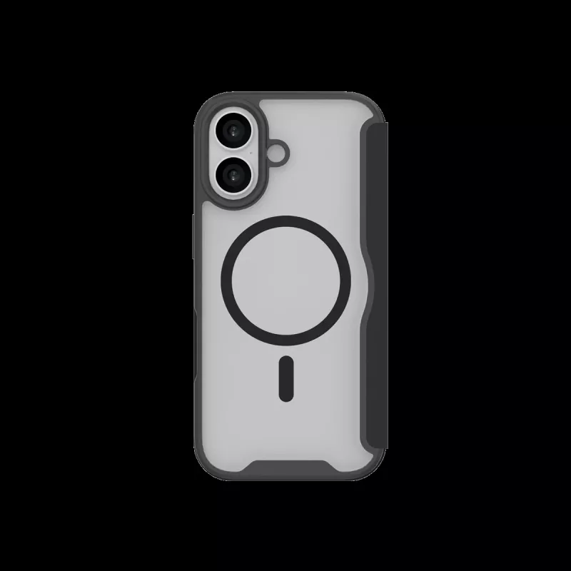 JUST MUST CHAMPION II MAGSAFE FLIP CASE, skirta iPhone 17, juoda
