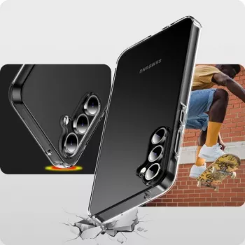 JUST MUST JM antibakterinis TPU dėklas, skirtas Samsung Galaxy A55 5G - skaidrus