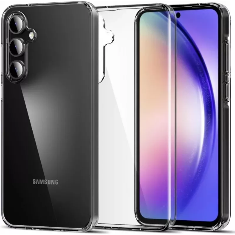 JUST MUST JM antibakterinis TPU dėklas, skirtas Samsung Galaxy A55 5G - skaidrus