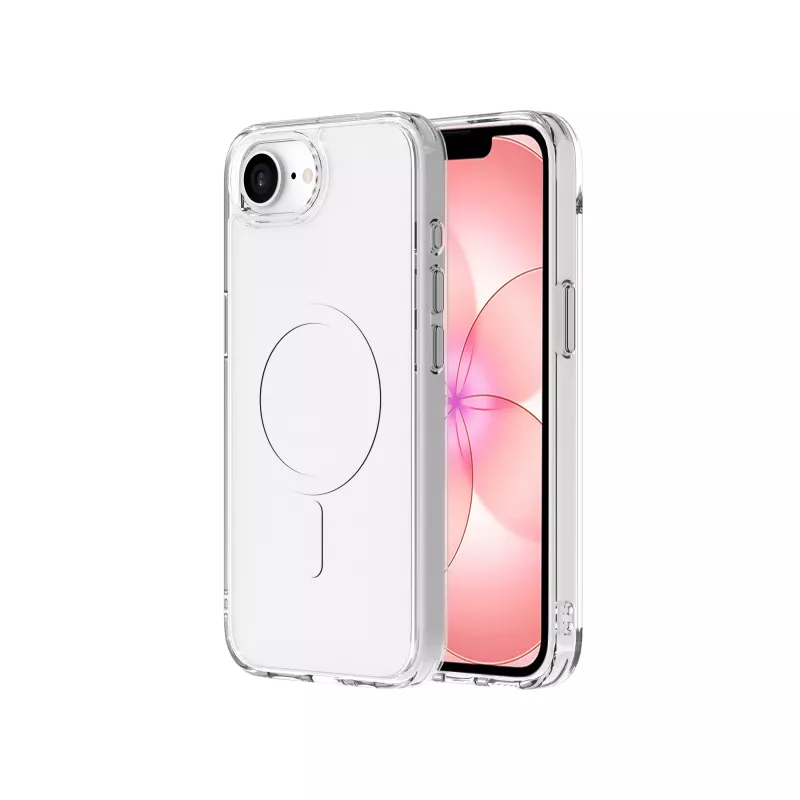JUST MUST JM Crystal su MagSafe, skaidrus, skirtas iPhone 16e/17e