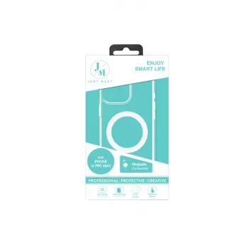 JUST MUST JM MAGSAFE CRYSTAL I, skirtas iPhone 16 Pro Max, skaidrus