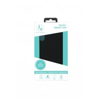JUST MUST JM Regular Defense Silicone Case, skirta Samsung Galaxy A55 5G, juoda
