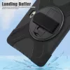 JUST MUST JM Rugged Case Grip, skirta Samsung Galaxy Tab Active Pro / Active4 Pro / Active5 Pro su dirželiu, juoda