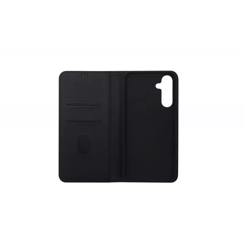 JUST MUST JM STAND FLIP CASE, skirtas Galaxy A16, juodos spalvos
