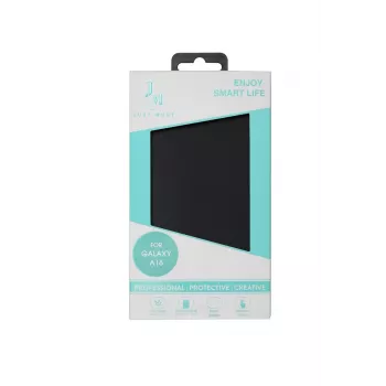 JUST MUST JM STAND FLIP CASE, skirtas Galaxy A16, juodos spalvos
