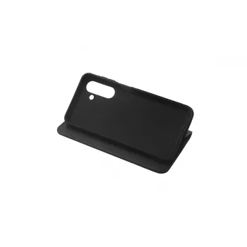 JUST MUST JM STAND FLIP CASE, skirtas Galaxy A17, juodos spalvos