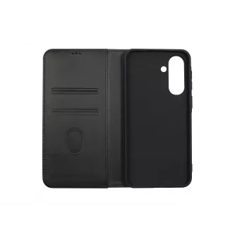 JUST MUST JM STAND FLIP CASE, skirtas Galaxy A37, juoda