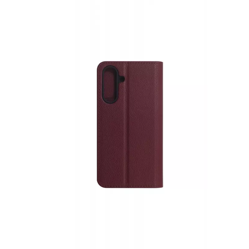 JUST MUST JM STAND FLIP CASE, skirtas Galaxy A56, bordo spalvos