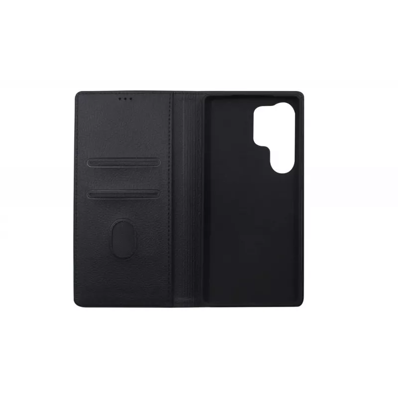 JUST MUST JM STAND FLIP CASE, skirtas Galaxy S25 Ultra, juoda