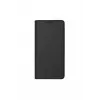 JUST MUST JM Stand Flip Case, skirtas Samsung Galaxy A35 5G, juodos spalvos – PU odos dėklas su kortelių kišenėmis ir atrama
