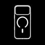 JUST MUST MAGSAFE CRYSTAL I, skirtas iPhone 17 Pro Max, skaidrus