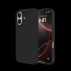 JUST MUST REGULAR DEFENSE SILICONE su MAGSAFE, skirtas iPhone 17, juodas