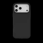 JUST MUST REGULAR DEFENSE SILICONE su MAGSAFE, skirta iPhone 17 Pro Max, juoda