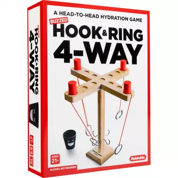 Just Play Buzzed 4-Way Hook & Ring Game