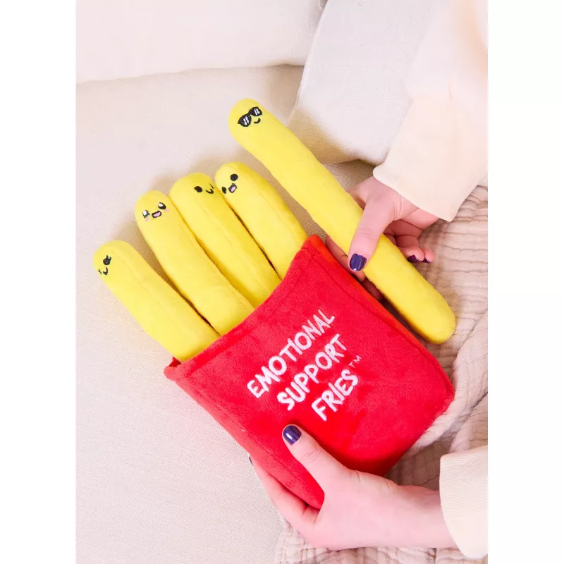 Just Play Emotional Support Fries Plush Toy