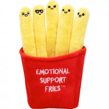 Just Play Emotional Support Fries Plush Toy