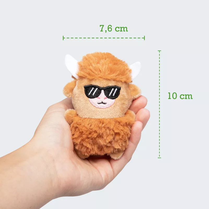 Just Play Emotional Support Highland Cow Plush Toy - Brown, 10 Inches