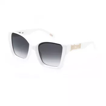 JUSTCAVALLI moteriški drugelio formos akiniai nuo saulės SJC147-540847 Havana gradientiniai rudi 54mm