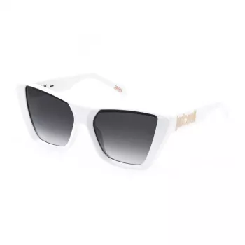 JUSTCAVALLI moteriški akiniai nuo saulės SJC146 Cat Eye, Havana rudos gradiento, 58/17/140 mm SJC146-580847