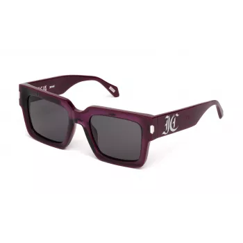 JUSTCAVALLI Moteriški akiniai nuo saulės SJC108V530887 Brown Havana Butterfly 53mm