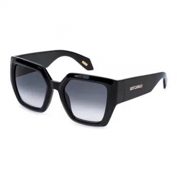 JUSTCAVALLI moteriški akiniai nuo saulės SJC149-530Z42 Havana ruda gradientas 53mm