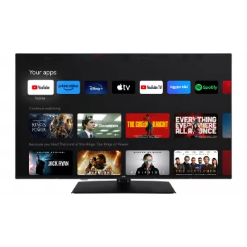 JVC LT-43VUQ3455 43 colių QLED 4K UHD TiVo išmanusis televizorius su Dolby Vision ir Atmos, trijų imtuvų