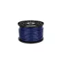 KAB0605C 6mm stereo mikrofoninis kabelis mėlynas - ritė, 2x0.22mm² OFC, spiralinis ekranas, PVC apvalkalas