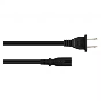 kabelmeister AC maitinimo laidas NEMA 1-15P į IEC C7 UL sąraše juodas 3 m (SK4070-S030)