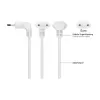 kabelmeister Euro ilginamasis laidas su 3 Schuko lizdais, 0,25 m, juodas (16 A, 3680 W)