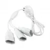 kabelmeister Euro ilginamasis laidas su 3 Schuko lizdais, 0,25 m, juodas (16 A, 3680 W)