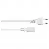 kabelmeister Euro maitinimo kabelis, Europlug C tipo į nuplėštus galus, 1,5 m, 0,75 mm², baltas