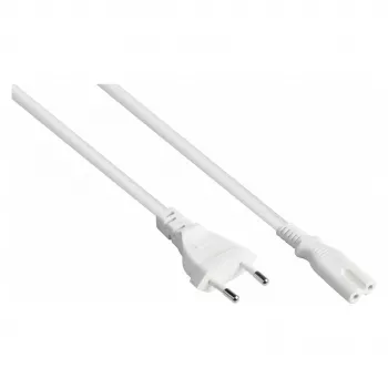 kabelmeister Euro maitinimo kabelis, Europlug C tipo į nuplėštus galus, 1,5 m, 0,75 mm², baltas