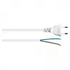 Kabelmeister Euro maitinimo laidas atviru galu, 3 m, baltas (H03VVH2-F)