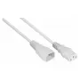 Kabelmeister IEC C14 į C13 ilginamasis maitinimo laidas, 2 m, baltas