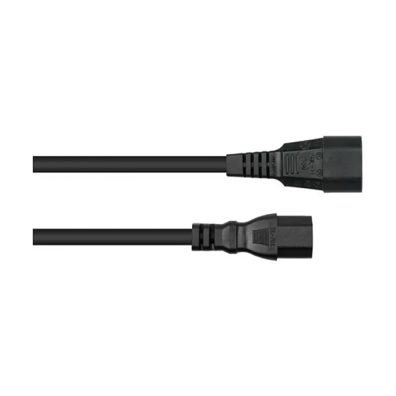 Kabelmeister IEC C14 į C15 maitinimo laidas 3 m (SK1450-S030) – juodas