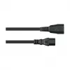 Kabelmeister SK1450-S050 IEC C14-C15 maitinimo laidas 5m, 10A, 250V, juodas
