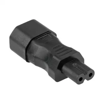 KABELMEISTER SKA-1470S IEC C14 į C7 maitinimo adapteris – 250 V / 2,5 A, juodas