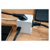 kabelmeister Socket Cube 3 lizdai su USB-C ir USB-A, baltas, 2m