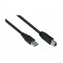 Kabelmeister USB 3.0 A-A laidas UL juodas 3m