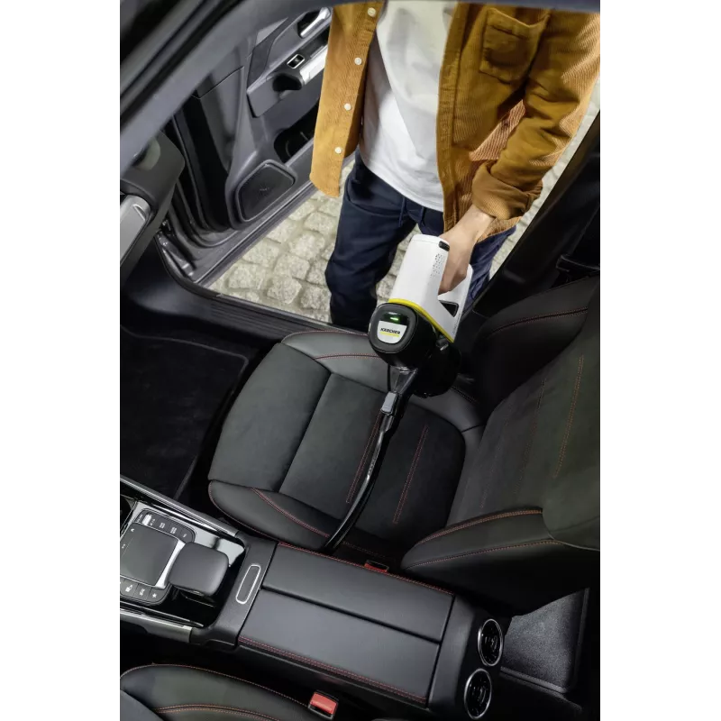 Kärcher VC 4 Cordless myHome Car belaidis dulkių siurblys, be maišelio, 0,65 l talpa, baltas