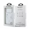 Karl Lagerfeld iPhone 15 Pro MagSafe kietas dėklas permatomas su Karl Script logotipu
