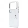 Karl Lagerfeld iPhone 15 Pro MagSafe kietas dėklas permatomas su Karl Script logotipu