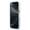 Karl Lagerfeld iPhone 15 Pro MagSafe kietas dėklas permatomas su Karl Script logotipu