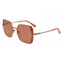 KARL LAGERFELD KL340S-800 Moteriški akiniai nuo saulės - Juodas acetato rėmelis, pilki polikarbonatiniai lęšiai, 56 mm