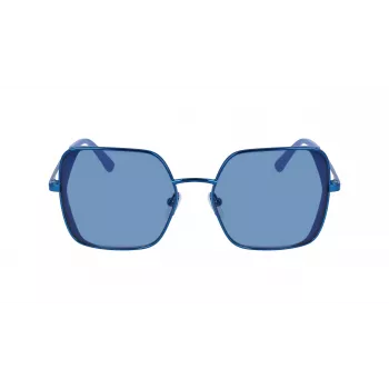 KARL LAGERFELD KL340S5618400 Moteriški akiniai nuo saulės – juodas rėmelis, pilki lęšiai, 56 mm