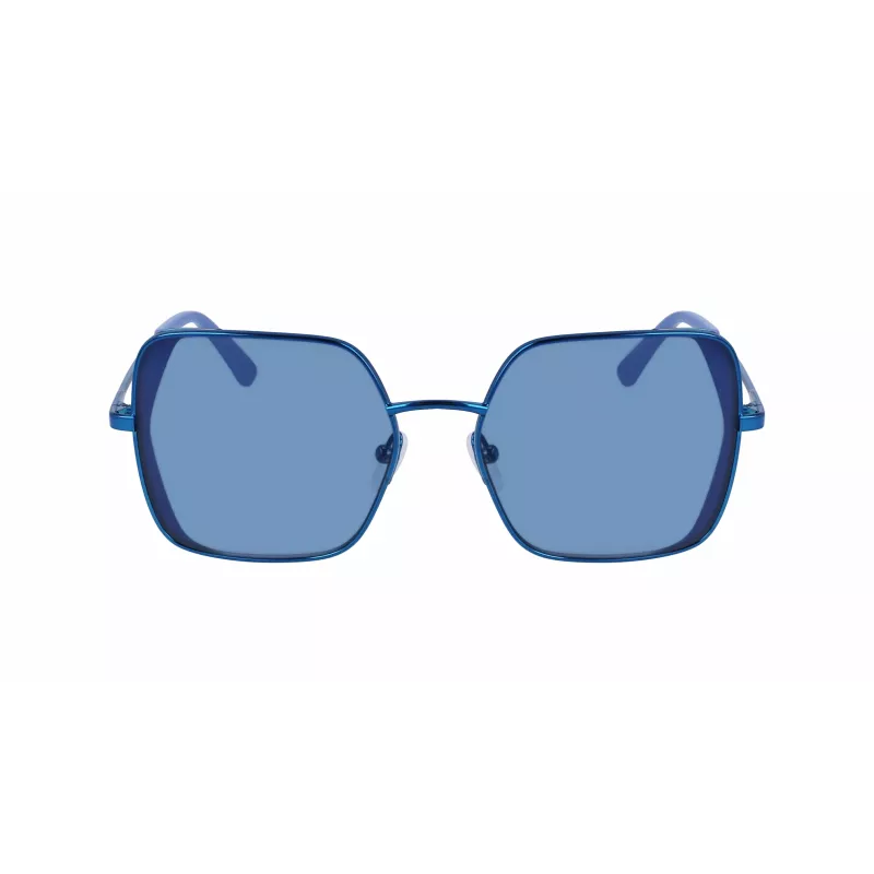 KARL LAGERFELD KL340S5618400 Moteriški akiniai nuo saulės – juodas rėmelis, pilki lęšiai, 56 mm